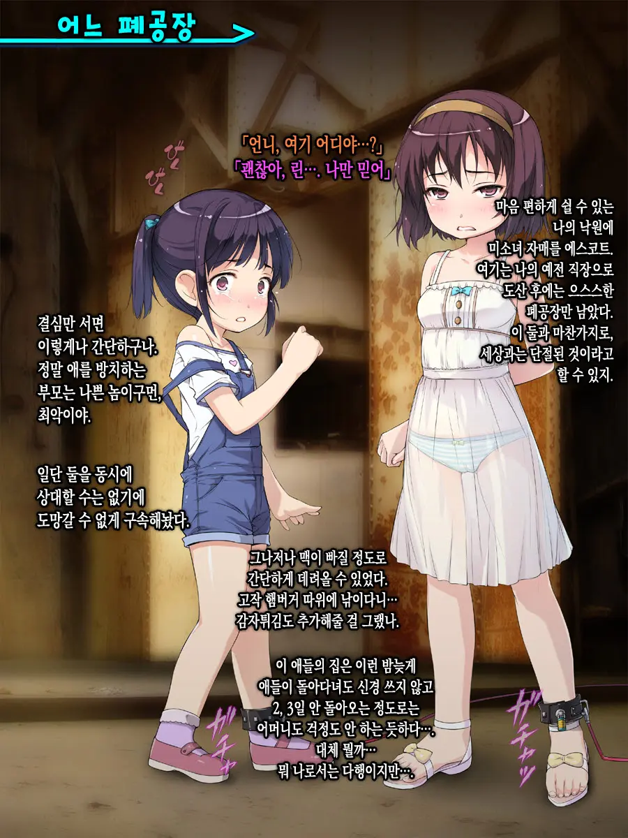 Saratte Mita ~Houchiko Loli Shimai No Yuukai Wa Chou Kantan~ | 납치해봤다 ~방치된 로리 자매 유괴는 초간단~